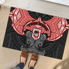 Personalized St. George Illawarra Dragons Rubber Doormat Polynesian Tribal Pattern Style