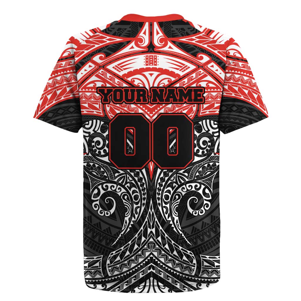 Personalized St. George Illawarra Dragons Rugby Jersey Polynesian Tribal Pattern Style