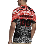 Personalized St. George Illawarra Dragons Rugby Jersey Polynesian Tribal Pattern Style