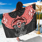 Personalized St. George Illawarra Dragons Sarong Polynesian Tribal Pattern Style