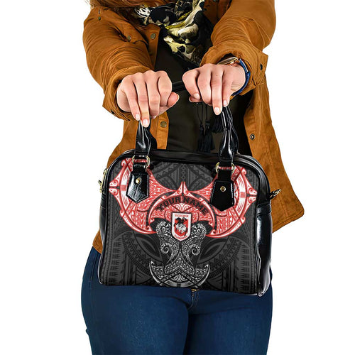 Personalized St. George Illawarra Dragons Shoulder Handbag Polynesian Tribal Pattern Style