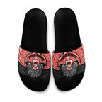 Personalized St. George Illawarra Dragons Slide Sandals Polynesian Tribal Pattern Style