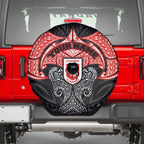 Personalized St. George Illawarra Dragons Spare Tire Cover Polynesian Tribal Pattern Style