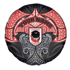 Personalized St. George Illawarra Dragons Spare Tire Cover Polynesian Tribal Pattern Style