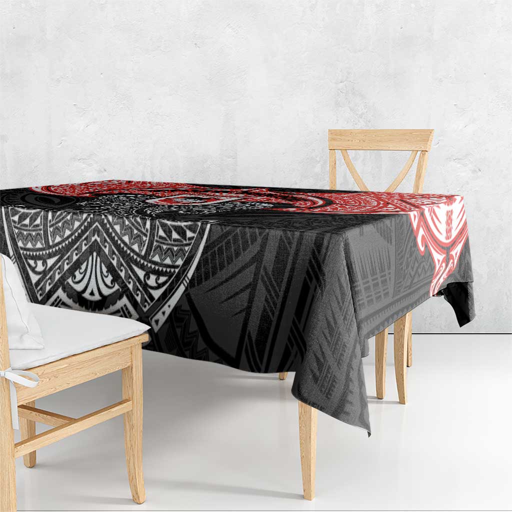 Personalized St. George Illawarra Dragons Tablecloth Polynesian Tribal Pattern Style