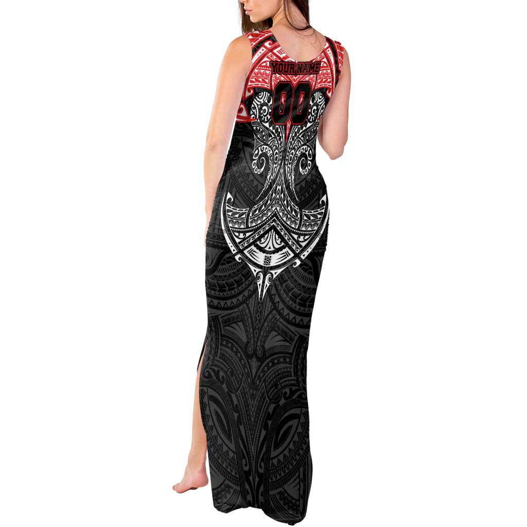 Personalized St. George Illawarra Dragons Tank Maxi Dress Polynesian Tribal Pattern Style