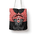 Personalized St. George Illawarra Dragons Tote Bag Polynesian Tribal Pattern Style