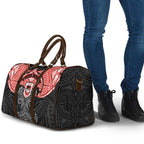 Personalized St. George Illawarra Dragons Travel Bag Polynesian Tribal Pattern Style