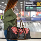 Personalized St. George Illawarra Dragons Travel Bag Polynesian Tribal Pattern Style