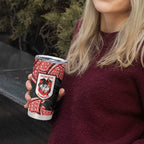 Personalized St. George Illawarra Dragons Tumbler Cup Polynesian Tribal Pattern Style