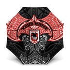 Personalized St. George Illawarra Dragons Umbrella Polynesian Tribal Pattern Style