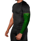 Personalized South Sydney Rabbitohs Arm Sleeves Polynesian Tribal Pattern Style