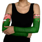 Personalized South Sydney Rabbitohs Arm Sleeves Polynesian Tribal Pattern Style