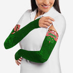 Personalized South Sydney Rabbitohs Arm Sleeves Polynesian Tribal Pattern Style