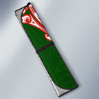 Personalized South Sydney Rabbitohs Auto Sun Shade Polynesian Tribal Pattern Style
