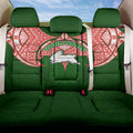 Personalized South Sydney Rabbitohs Back Car Seat Cover Polynesian Tribal Pattern Style