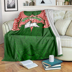 Personalized South Sydney Rabbitohs Blanket Polynesian Tribal Pattern Style