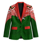 Personalized South Sydney Rabbitohs Blazer Polynesian Tribal Pattern Style