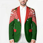 Personalized South Sydney Rabbitohs Blazer Polynesian Tribal Pattern Style