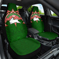 Personalized South Sydney Rabbitohs Car Seat Cover Polynesian Tribal Pattern Style