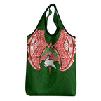 Personalized South Sydney Rabbitohs Grocery Bag Polynesian Tribal Pattern Style