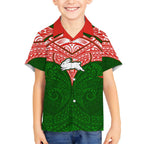 Personalized South Sydney Rabbitohs Hawaiian Shirt Polynesian Tribal Pattern Style