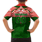 Personalized South Sydney Rabbitohs Hawaiian Shirt Polynesian Tribal Pattern Style