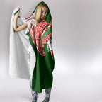 Personalized South Sydney Rabbitohs Hooded Blanket Polynesian Tribal Pattern Style