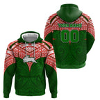 Personalized South Sydney Rabbitohs Hoodie Polynesian Tribal Pattern Style