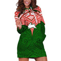 Personalized South Sydney Rabbitohs Hoodie Dress Polynesian Tribal Pattern Style