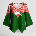 Personalized South Sydney Rabbitohs Kimono Sleeve Blouse Polynesian Tribal Pattern Style