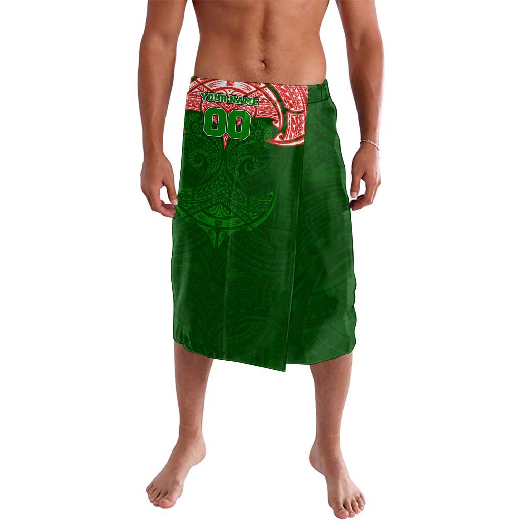 Personalized South Sydney Rabbitohs Lavalava Polynesian Tribal Pattern Style