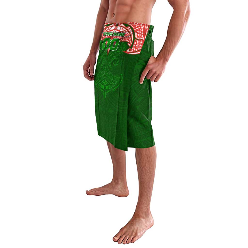 Personalized South Sydney Rabbitohs Lavalava Polynesian Tribal Pattern Style