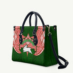 Personalized South Sydney Rabbitohs Leather Bag Polynesian Tribal Pattern Style