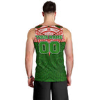 Personalized South Sydney Rabbitohs Men Tank Top Polynesian Tribal Pattern Style