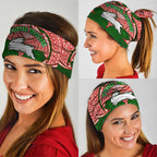 Personalized South Sydney Rabbitohs Neck Gaiter Polynesian Tribal Pattern Style