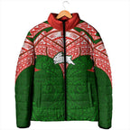 Personalized South Sydney Rabbitohs Padded Jacket Polynesian Tribal Pattern Style
