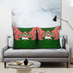 Personalized South Sydney Rabbitohs Pillow Cover Polynesian Tribal Pattern Style