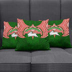 Personalized South Sydney Rabbitohs Pillow Cover Polynesian Tribal Pattern Style