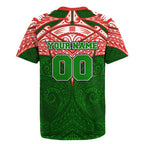 Personalized South Sydney Rabbitohs Rugby Jersey Polynesian Tribal Pattern Style