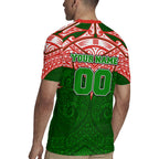 Personalized South Sydney Rabbitohs Rugby Jersey Polynesian Tribal Pattern Style