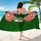 Personalized South Sydney Rabbitohs Sarong Polynesian Tribal Pattern Style