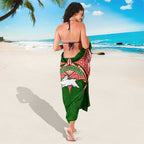 Personalized South Sydney Rabbitohs Sarong Polynesian Tribal Pattern Style