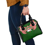 Personalized South Sydney Rabbitohs Shoulder Handbag Polynesian Tribal Pattern Style