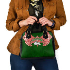 Personalized South Sydney Rabbitohs Shoulder Handbag Polynesian Tribal Pattern Style