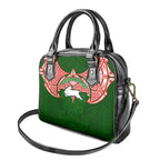 Personalized South Sydney Rabbitohs Shoulder Handbag Polynesian Tribal Pattern Style