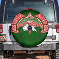 Personalized South Sydney Rabbitohs Spare Tire Cover Polynesian Tribal Pattern Style