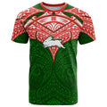 Personalized South Sydney Rabbitohs T Shirt Polynesian Tribal Pattern Style