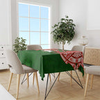 Personalized South Sydney Rabbitohs Tablecloth Polynesian Tribal Pattern Style