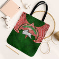 Personalized South Sydney Rabbitohs Tote Bag Polynesian Tribal Pattern Style